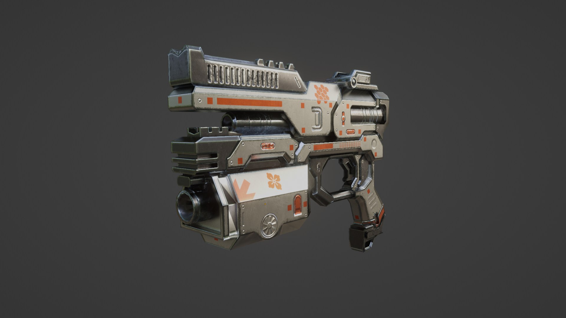 3D Sci-fi Pistol - TurboSquid 2065453