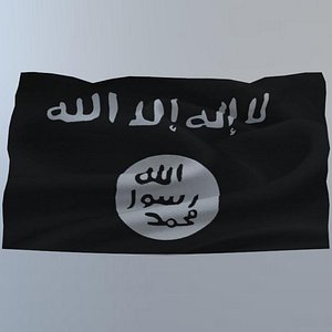 Flag for wall (ISIS)
