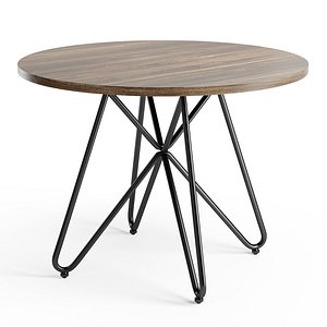 3D Charleigh Iron Dining Table model