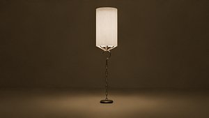 Hanging Lamp With Bulb Glass Shade Interior