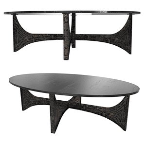 table paul evans brutalist 3D model