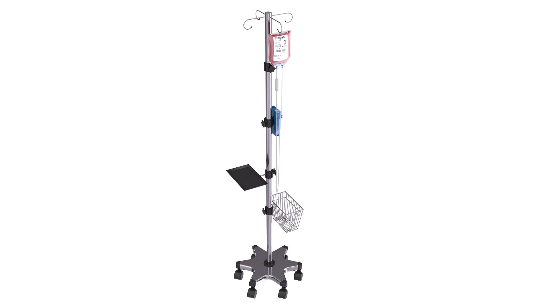 3D IV Stand Model TurboSquid 1853140