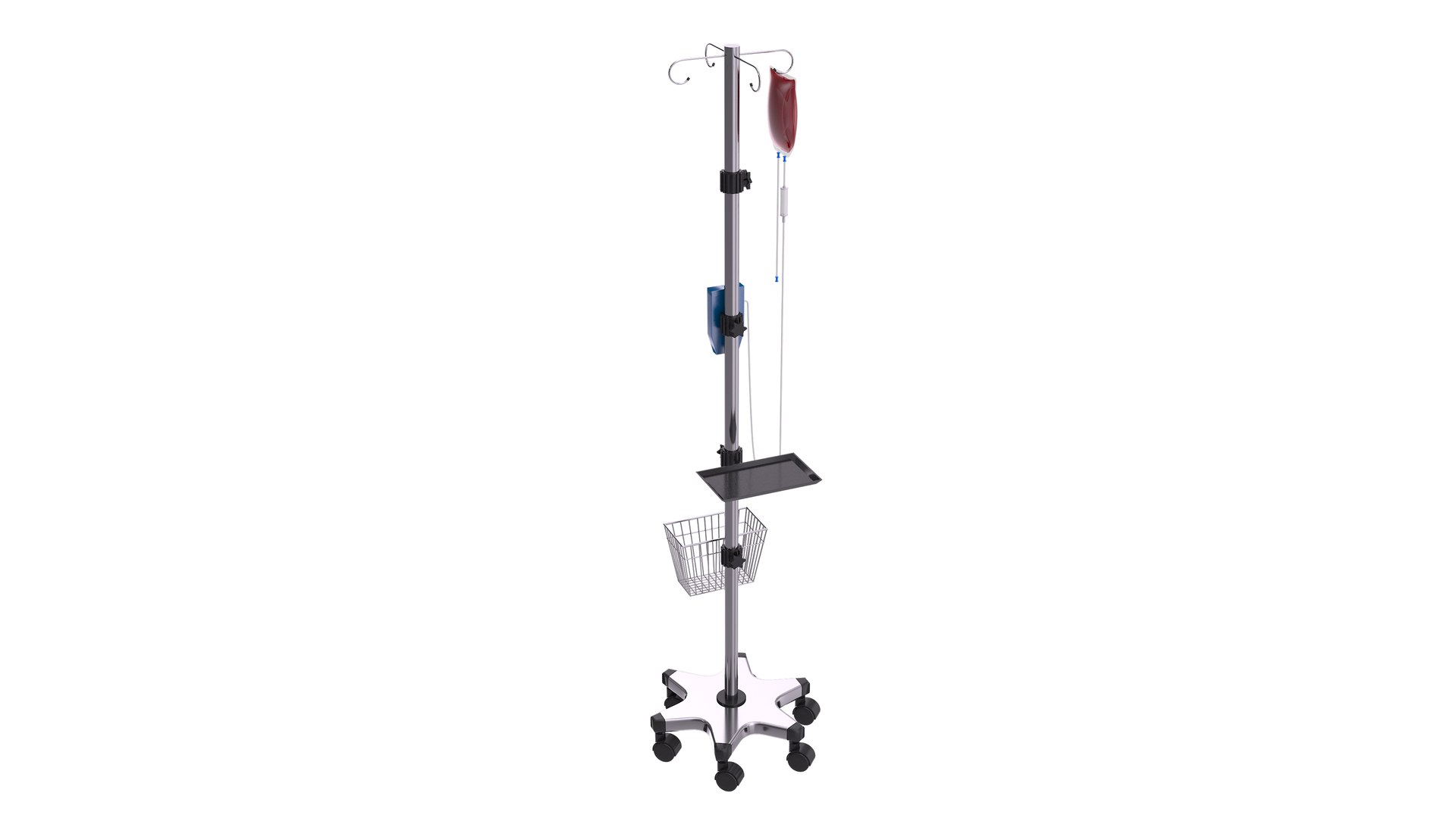 3D IV Stand Model TurboSquid 1853140