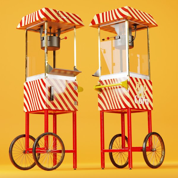 Popcorn Machine 3D 모델 - TurboSquid 2017296