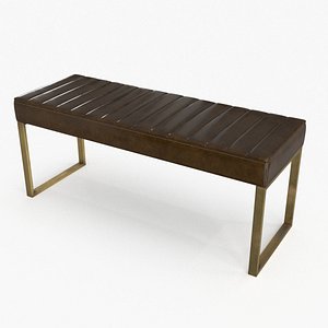 3D model BenchLeather