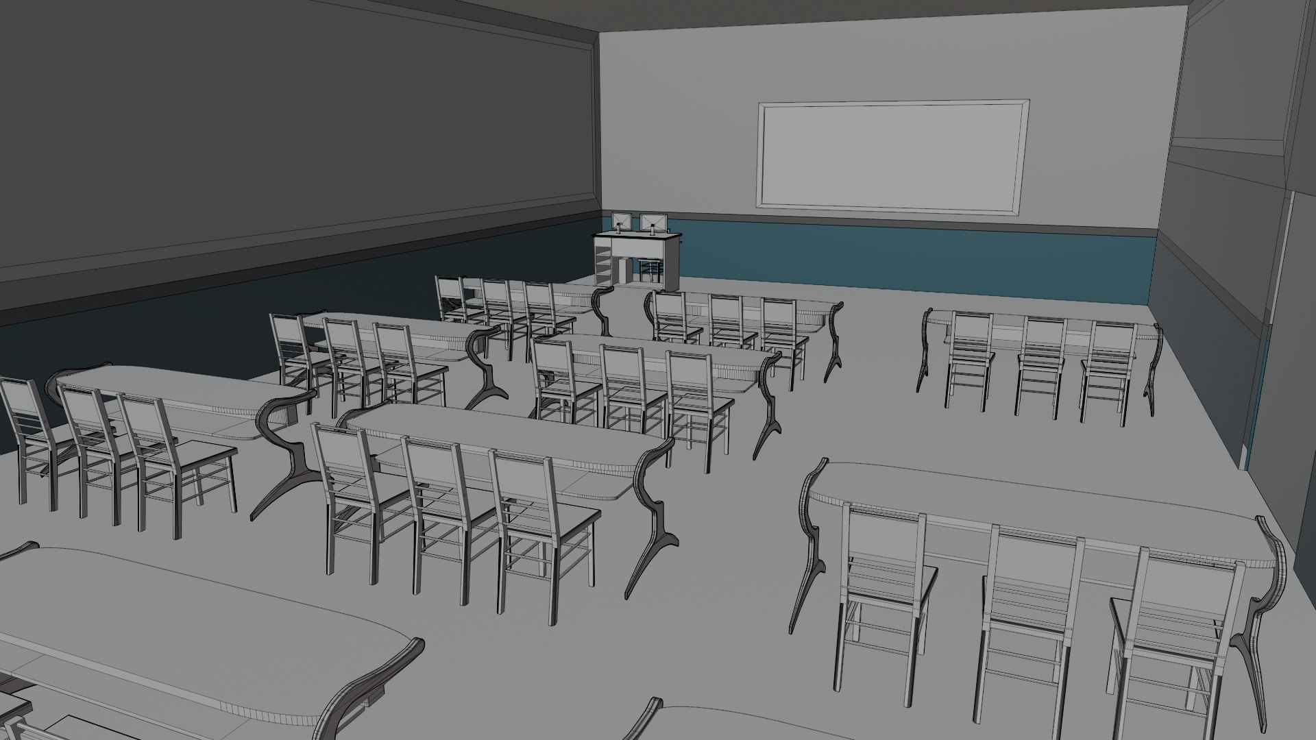 3D Model University Interior - TurboSquid 2140290
