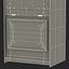 Classic Newspaper Box Yellow 3D Model