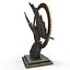 Golden Phoenix statue