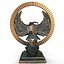 Golden Phoenix statue