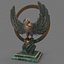 Golden Phoenix statue