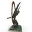 Golden Phoenix statue