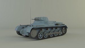 Pz Kpfw I Ausf B military tank model