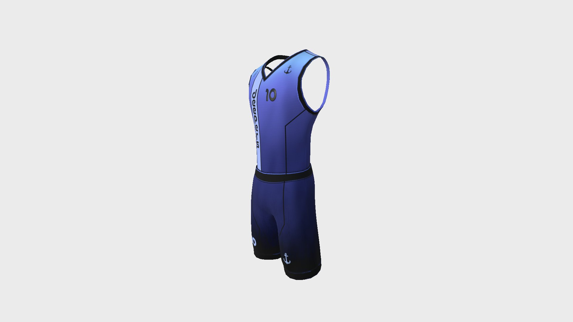 Basketball Fantasy Team Deepers Uniform - Character Design 3D Model ...