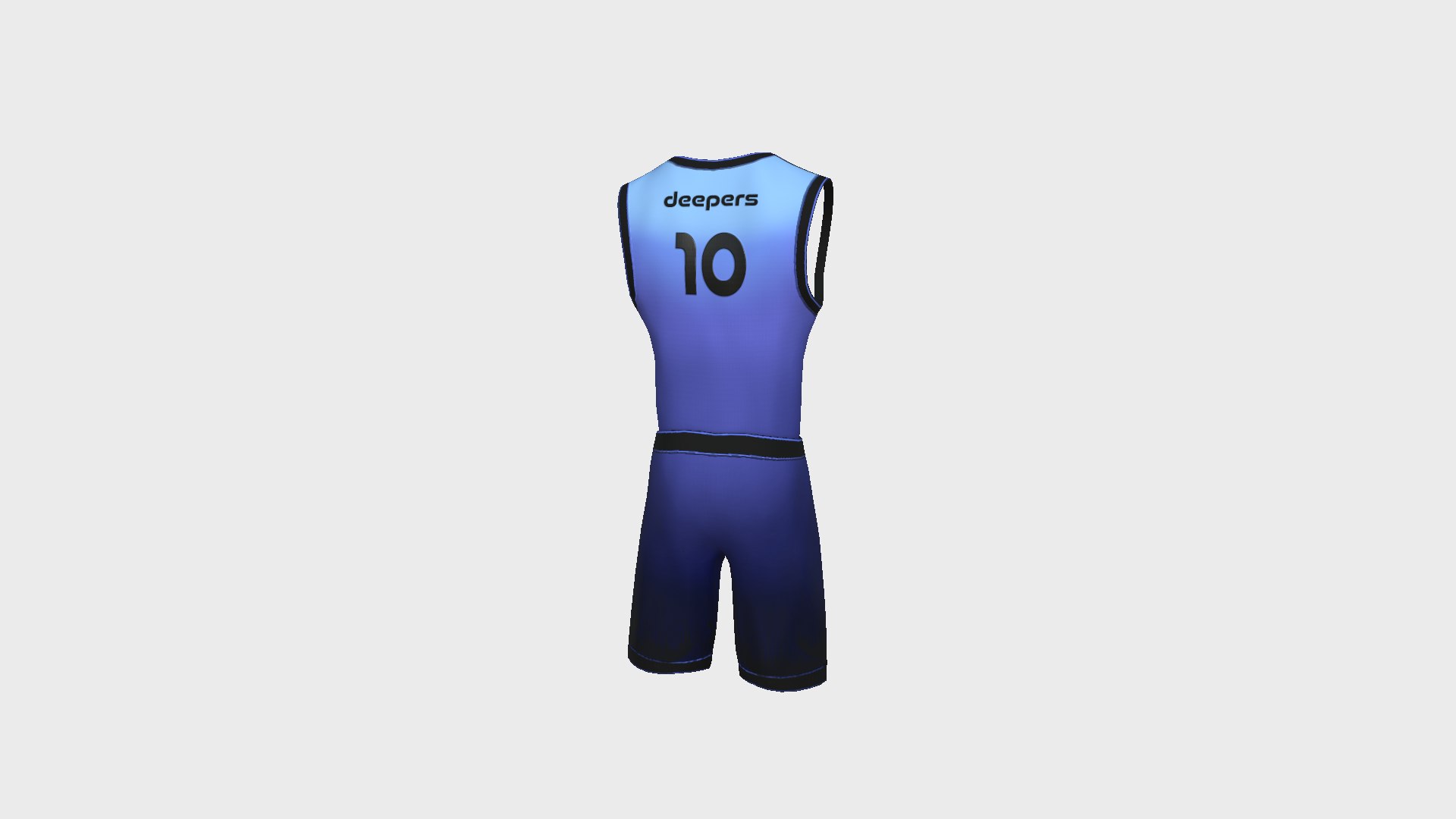 Basketball Fantasy Team Deepers Uniform - Character Design 3D Model ...