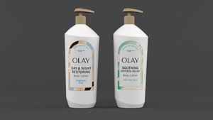 Olay Body Lotion 3D model