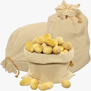 3D Potato Sacks Collection V1