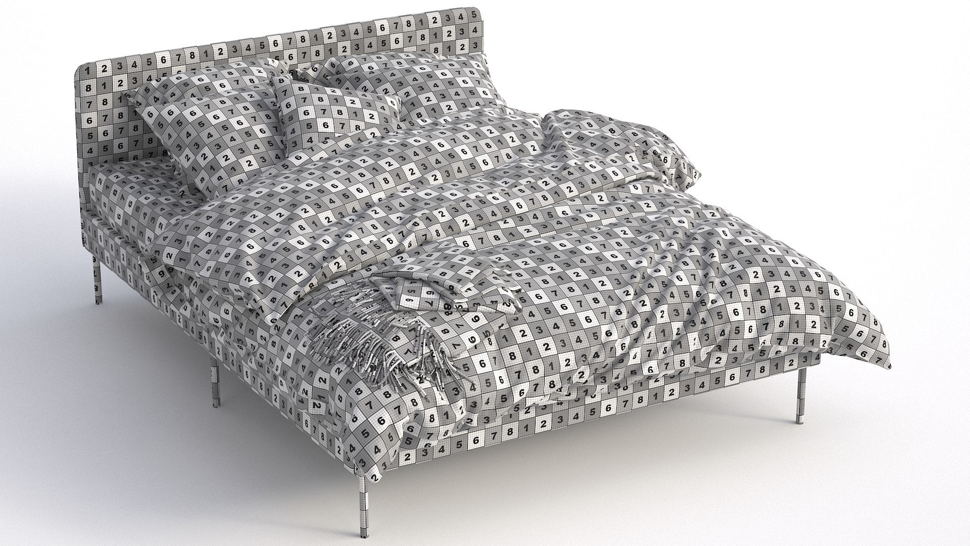 3D Photorealistic Bed 027 Model - TurboSquid 1858908