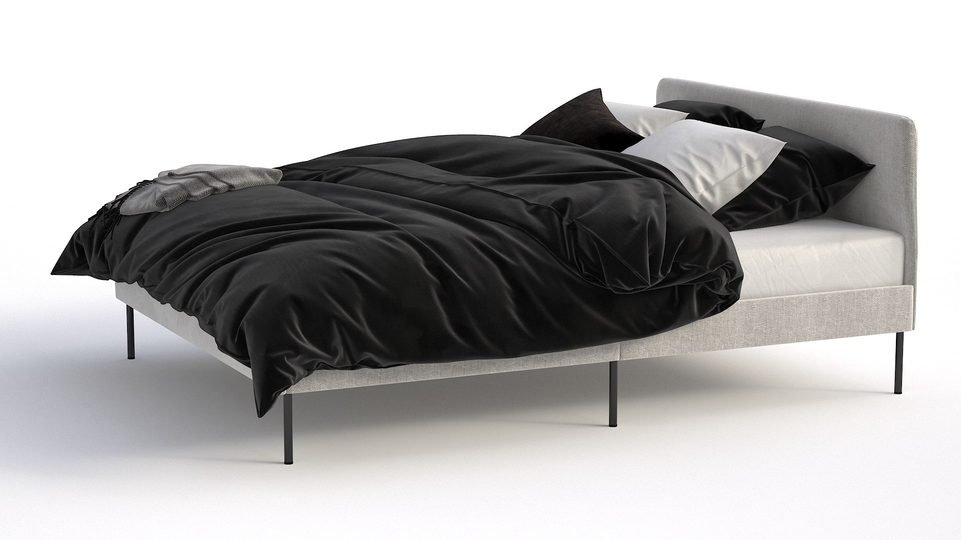 3D Photorealistic Bed 027 Model - TurboSquid 1858908
