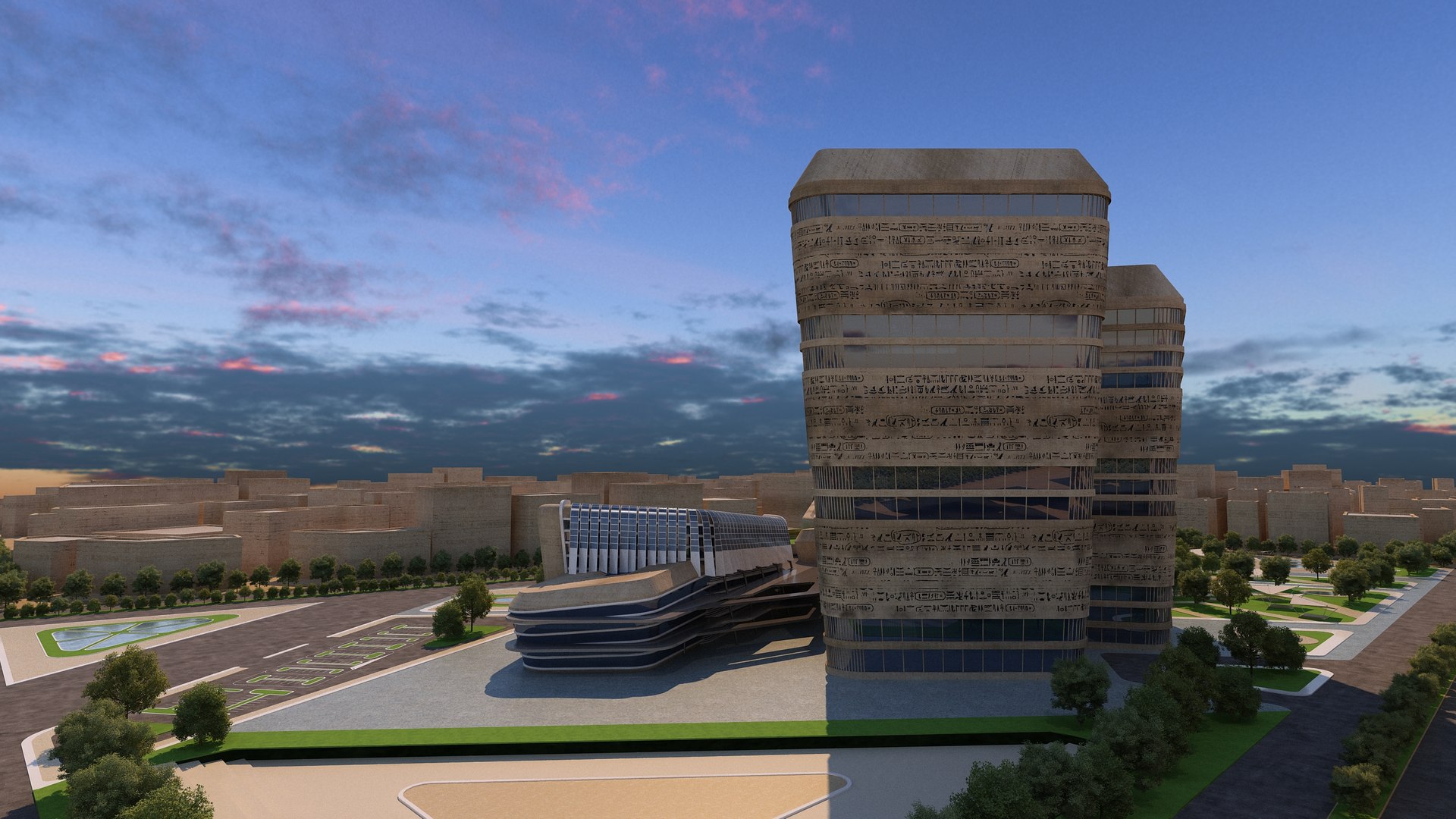 0158 - Architecture Complex Project Model - TurboSquid 2239550