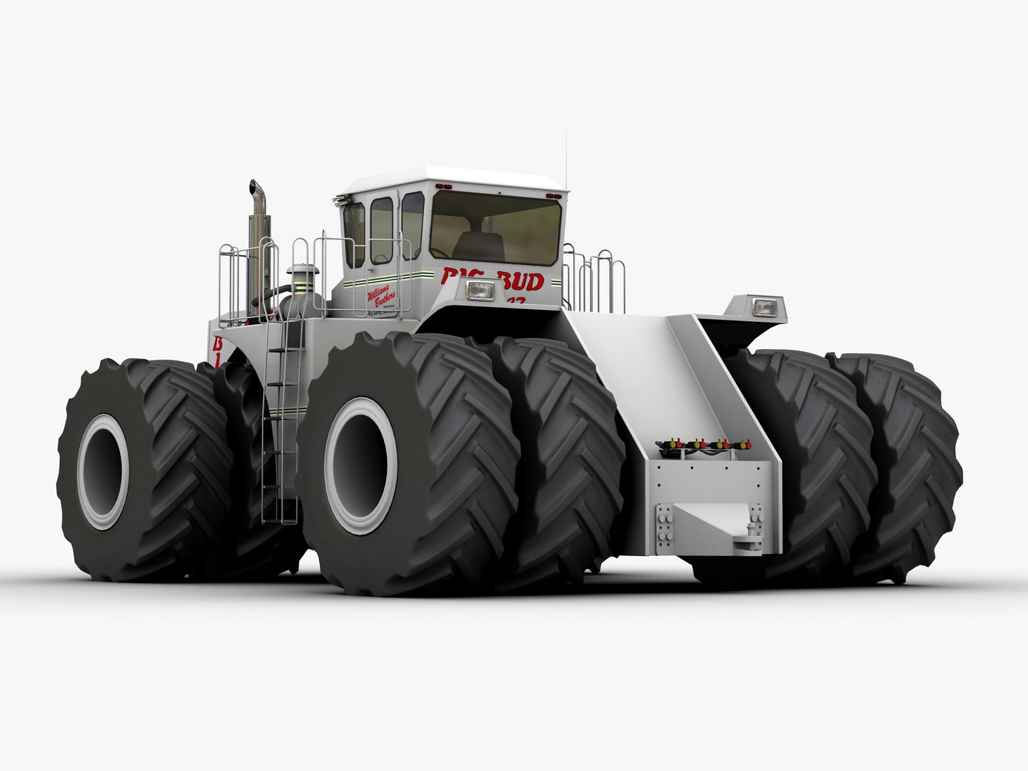 Big Bud 747 3D Model TurboSquid 1361880