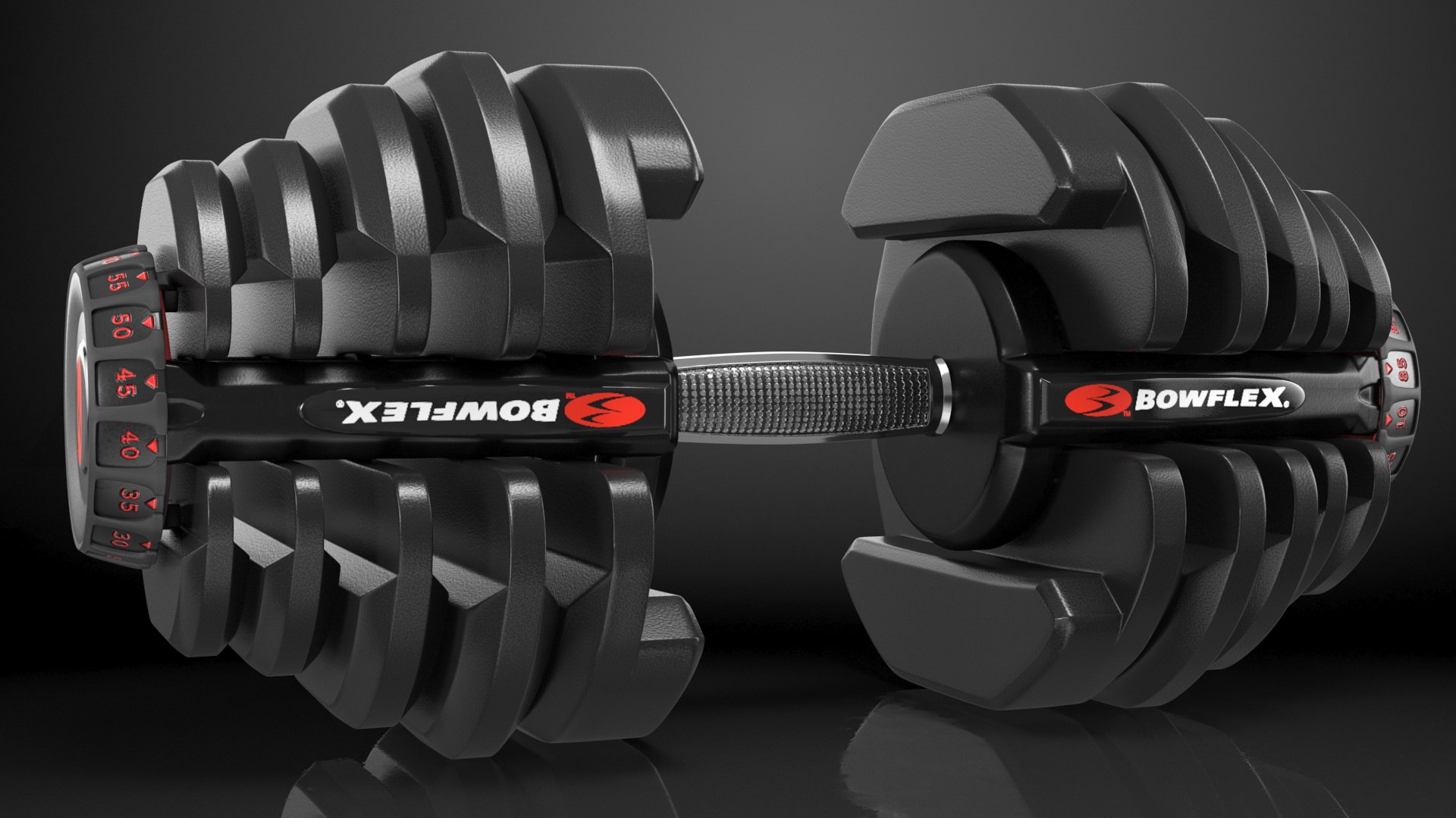 Bowflex Selecttech 1090 Adjustable Dumbbell 3D - TurboSquid 1830049