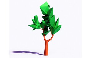 Beautiful Low Poly Tree