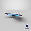 realistic blue morpho butterfly model