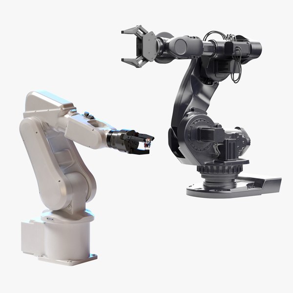 modelo 3d Juego de 2 robots industriales - TurboSquid 2389325