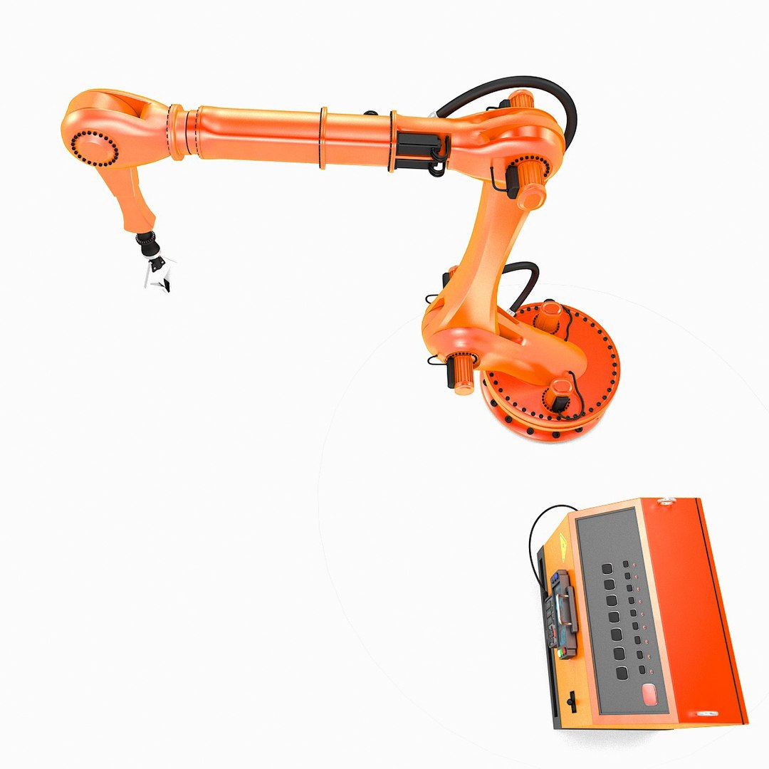 3D Model Industrial Robot Control Block - TurboSquid 1415562