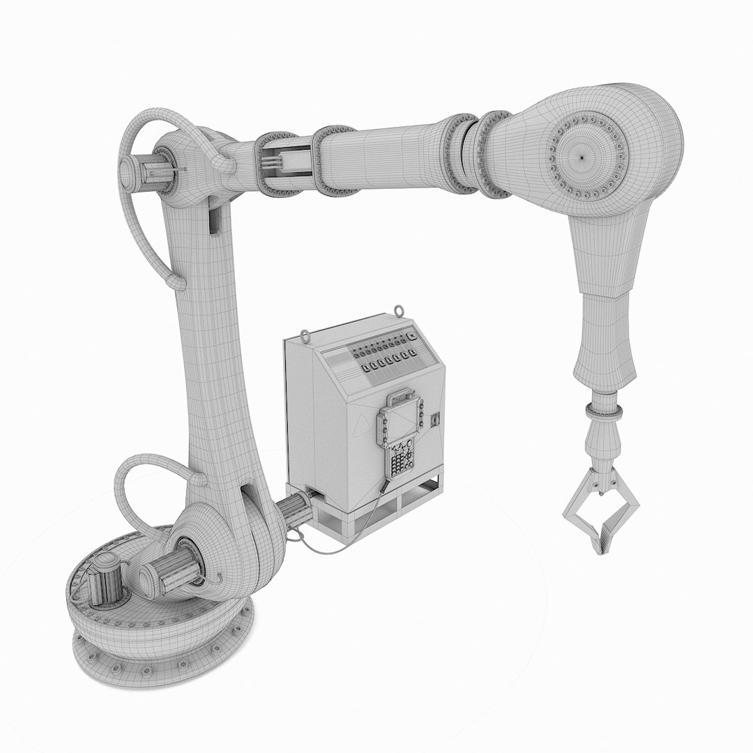 3D Model Industrial Robot Control Block - TurboSquid 1415562