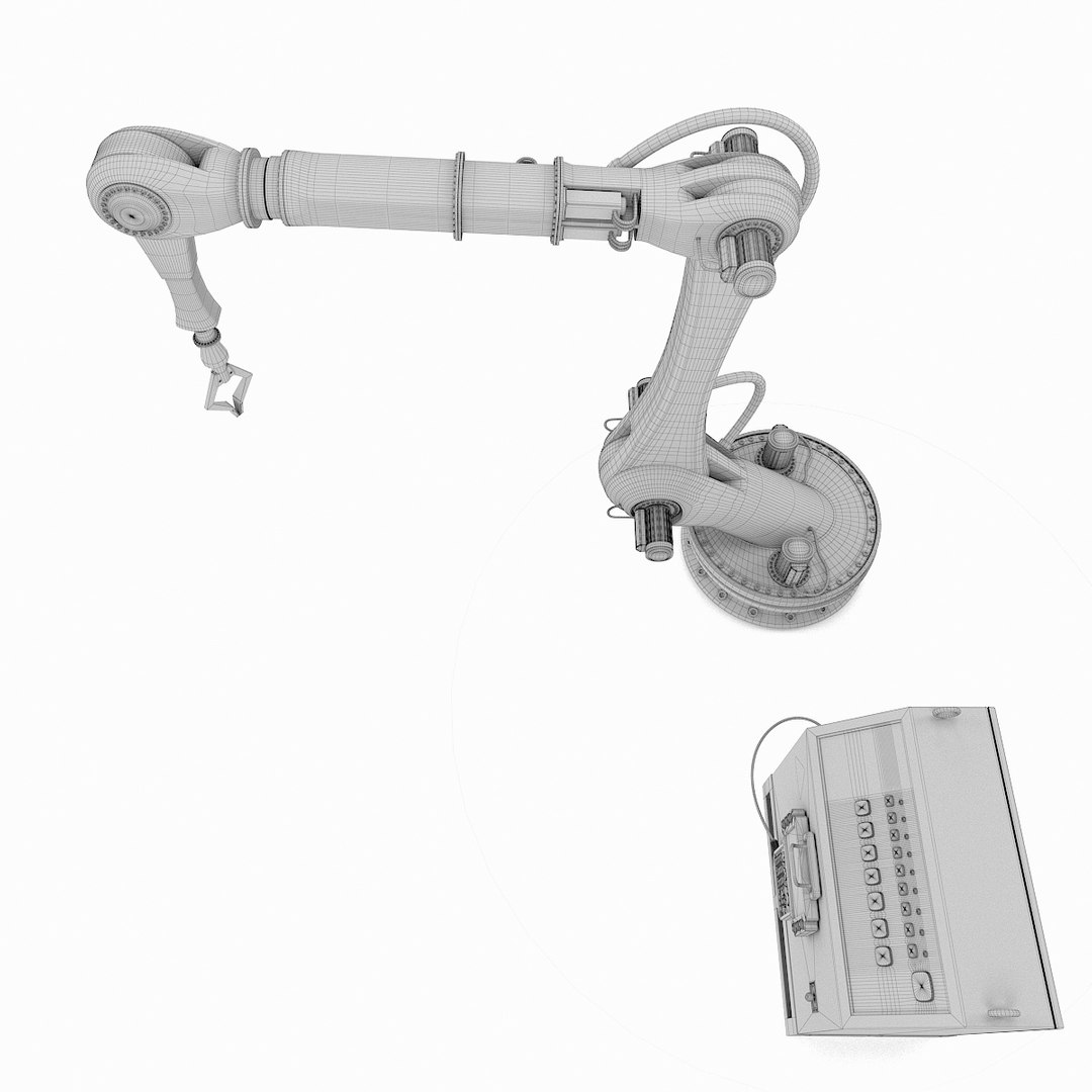 3D Model Industrial Robot Control Block - TurboSquid 1415562