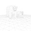 Oso Polar Low Poly