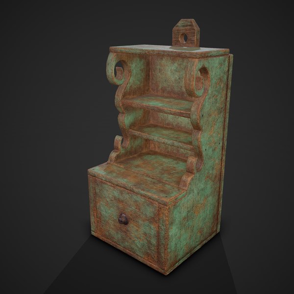 3D medieval style storage box - TurboSquid 1605084
