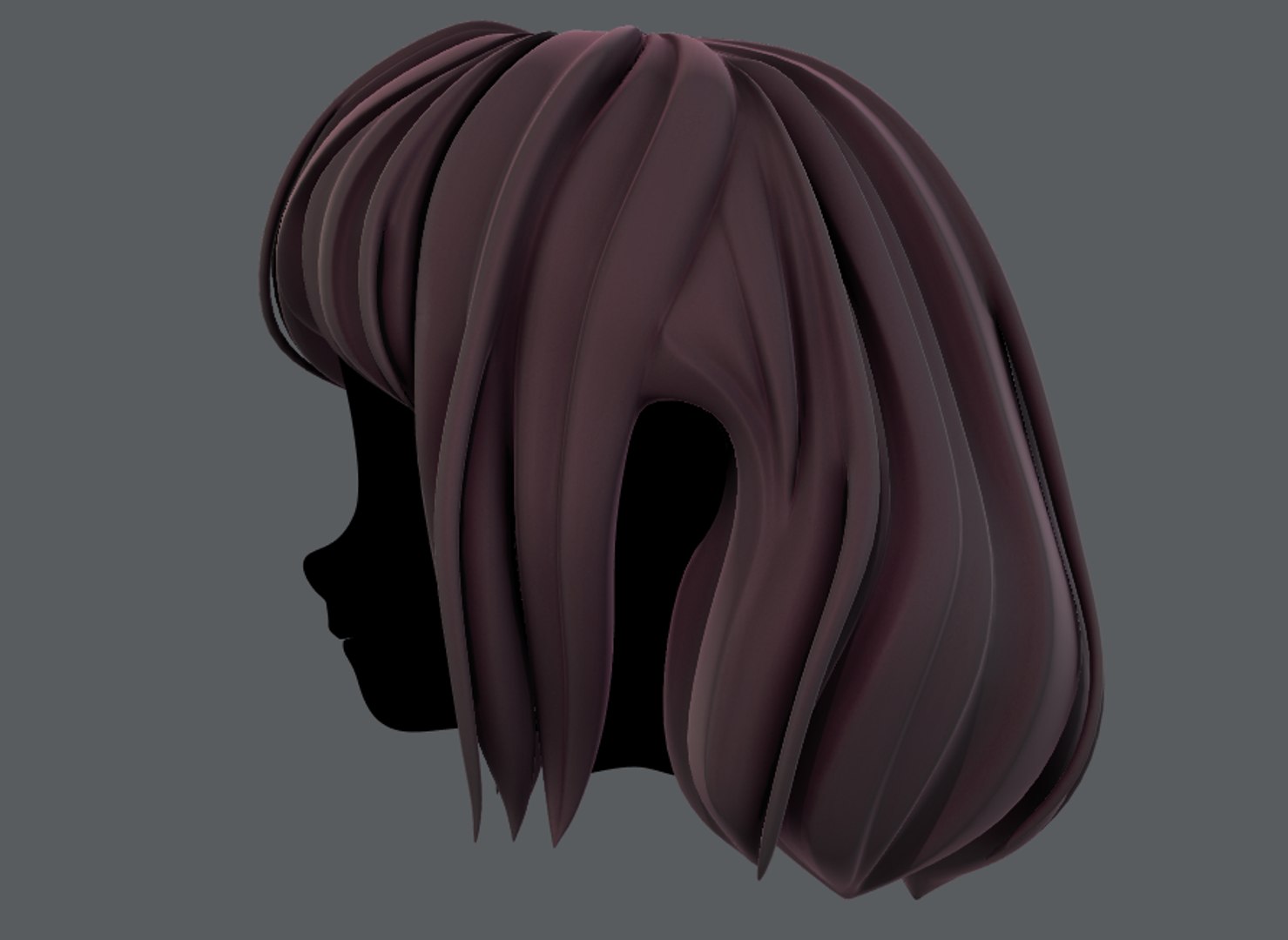 Hair Style Girl V57 3d Model Turbosquid 1362228 6525