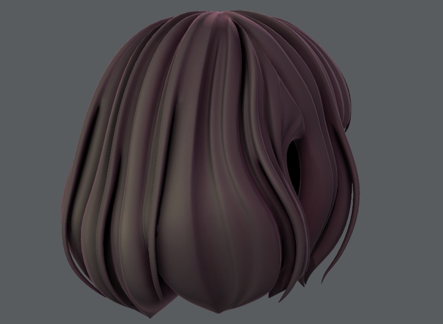 Hair Style Girl V57 3d Model Turbosquid 1362228 7174