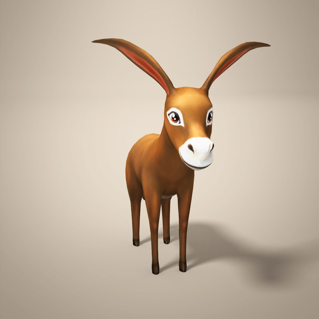 Donkey Model - TurboSquid 1236155