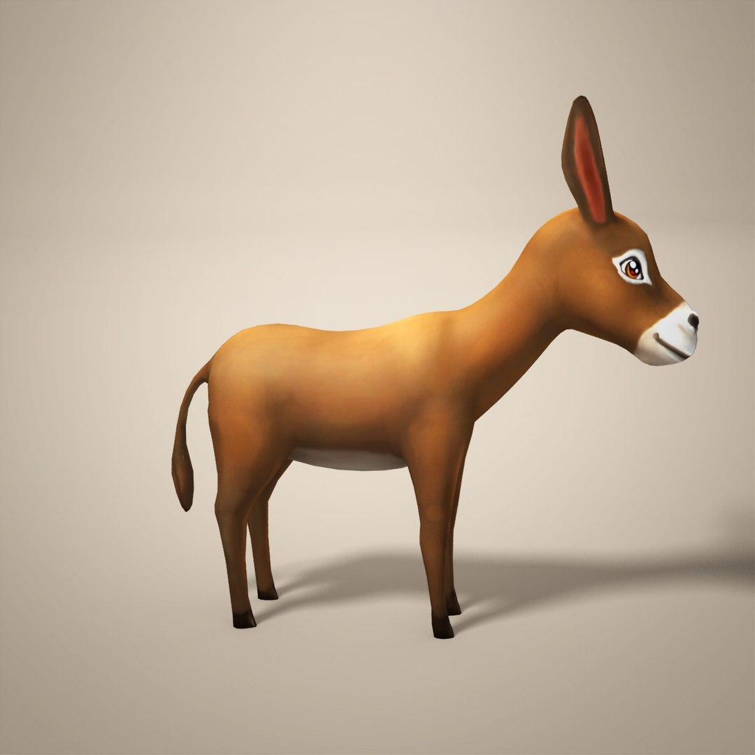 Donkey Model - TurboSquid 1236155