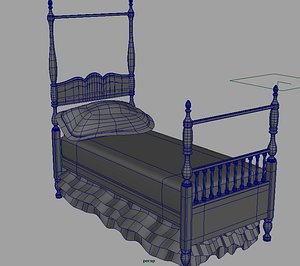 pretty single bed ma