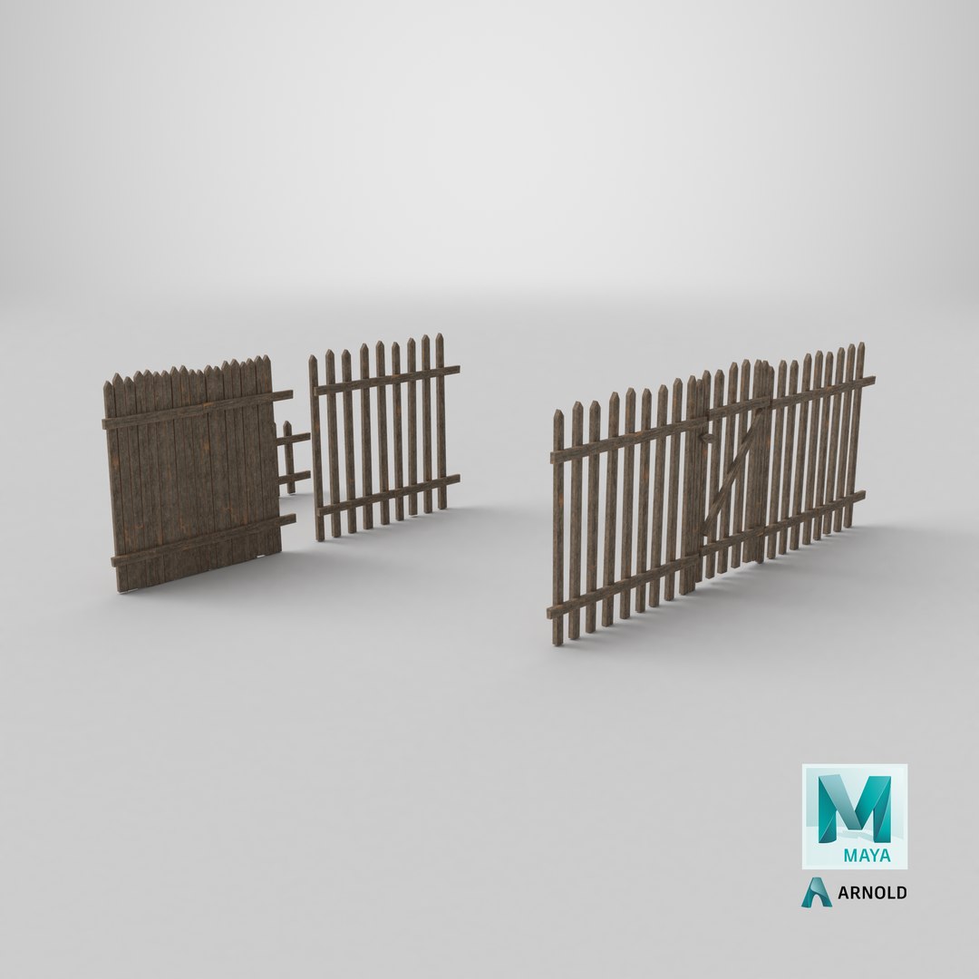 3D Wooden Modular Fence and Gate PBR model https://p.turbosquid.com/ts-thumb/HR/D2kS3b/FJ/stemcell_maya_arnold_render/png/1769526080/1920x1080/fit_q87/34631f64ced119e2acd6a0df9215874b073b52df/stemcell_maya_arnold_render.jpg