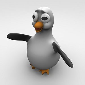 3D model Flappy Bird 3D with Animation VR / AR / low-poly