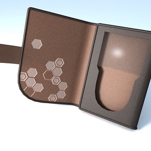 accessory ipods case leather 3d model
