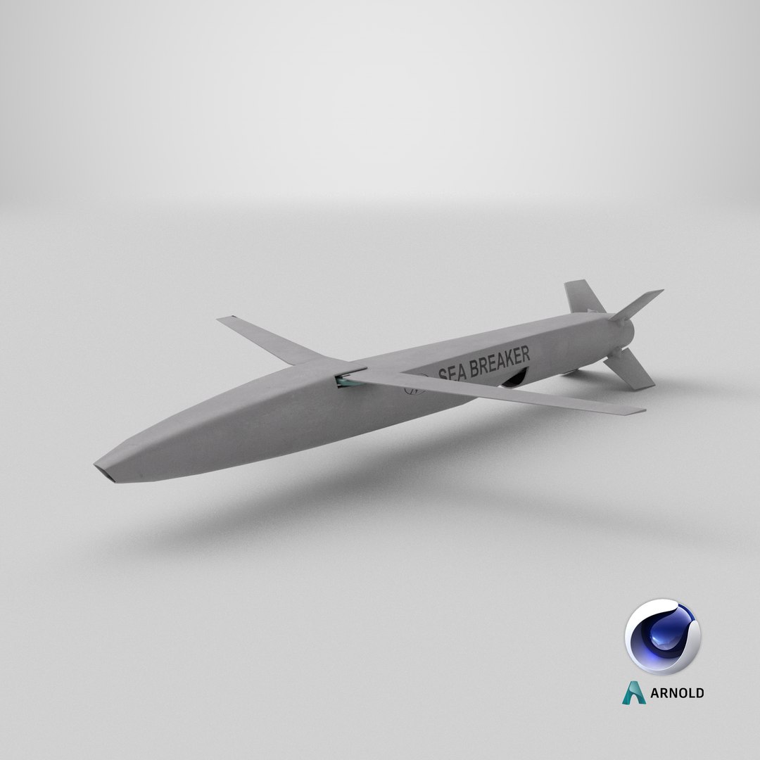 3D Sea Breaker Missile PBR model https://p.turbosquid.com/ts-thumb/HR/IhDW97/AE/stemcell_cinema_4d_arnold_render/png/1731708858/1920x1080/fit_q87/5d241e900ca1dc4ddaf4f04bf3341e132e9a9e6c/stemcell_cinema_4d_arnold_render.jpg