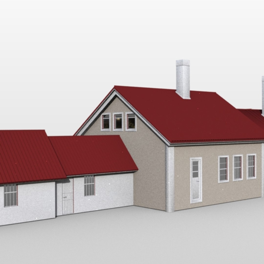 Rural Small Industrial 3d Max