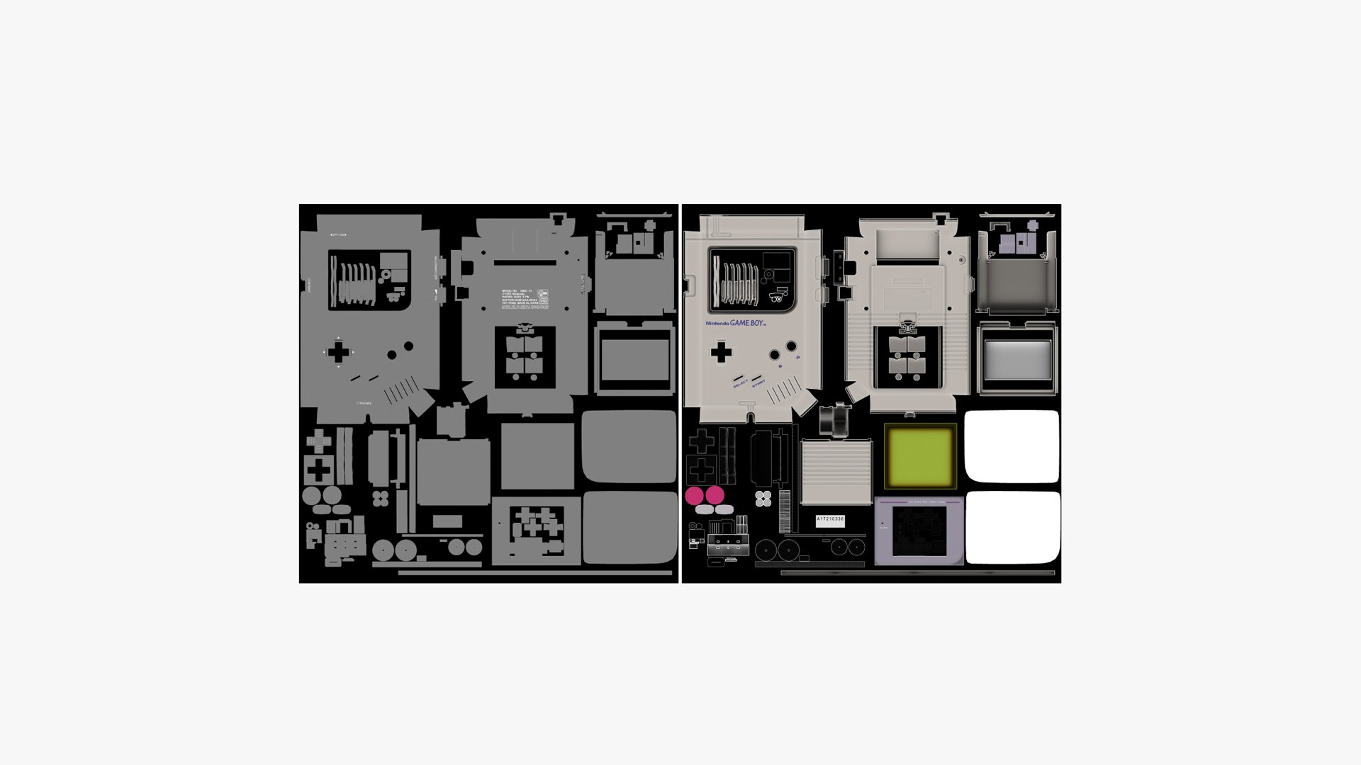 Nintendo Gameboy 3d Model