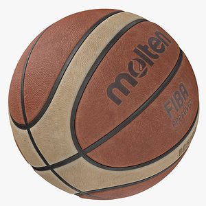 3D Dirty Basketball ball