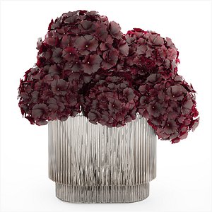 Small minimalist flower bouquet hydrangea vase 358