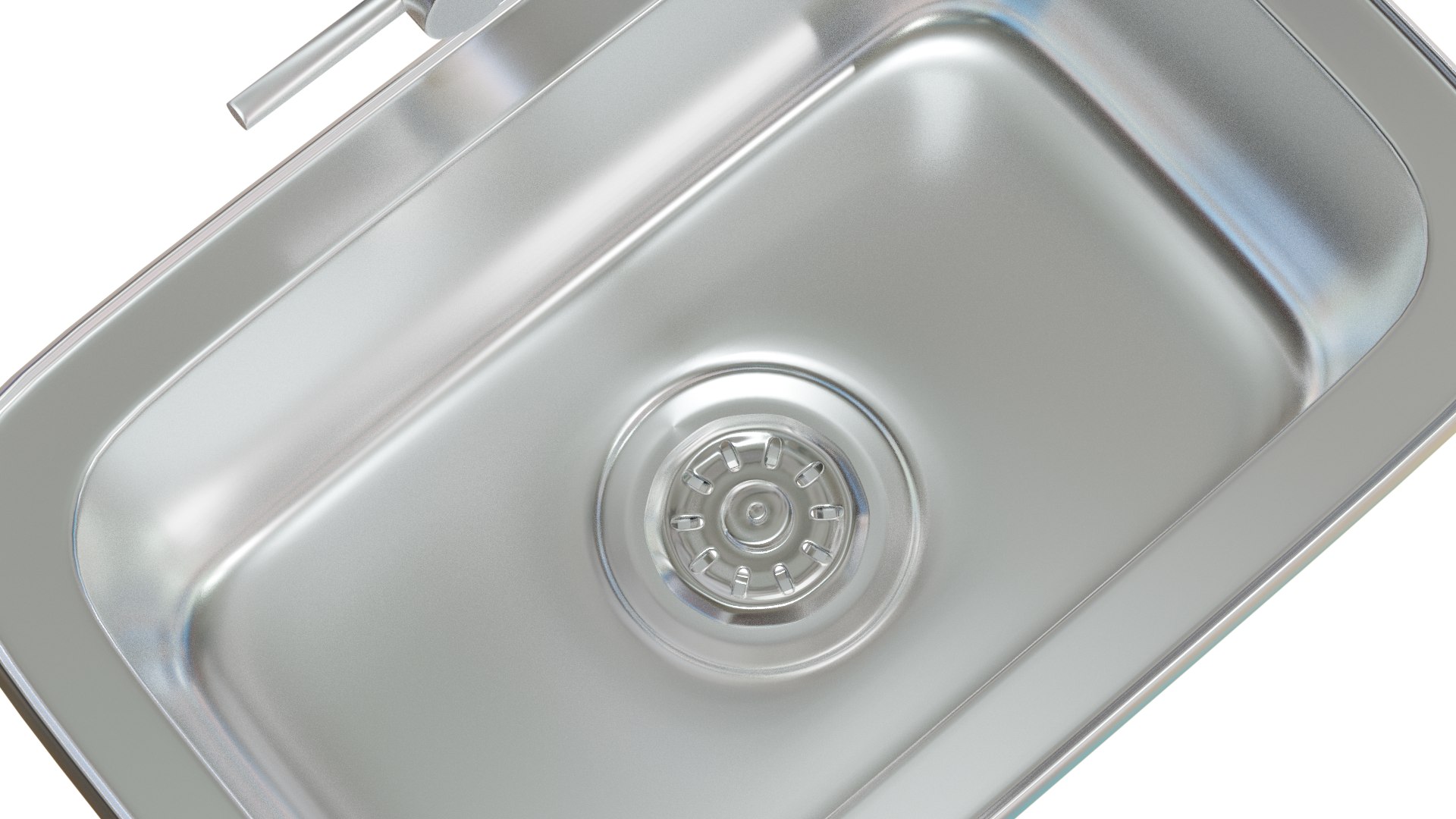 Free 3D Stainless Steel Sink Model - TurboSquid 1795502