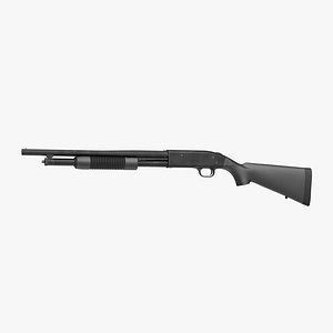 Shotgun Mossberg 500 3D Model