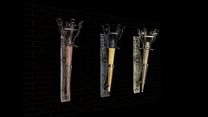Torch with 3 different texture sets
