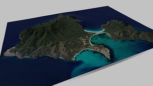 3D Mariah island Australia
